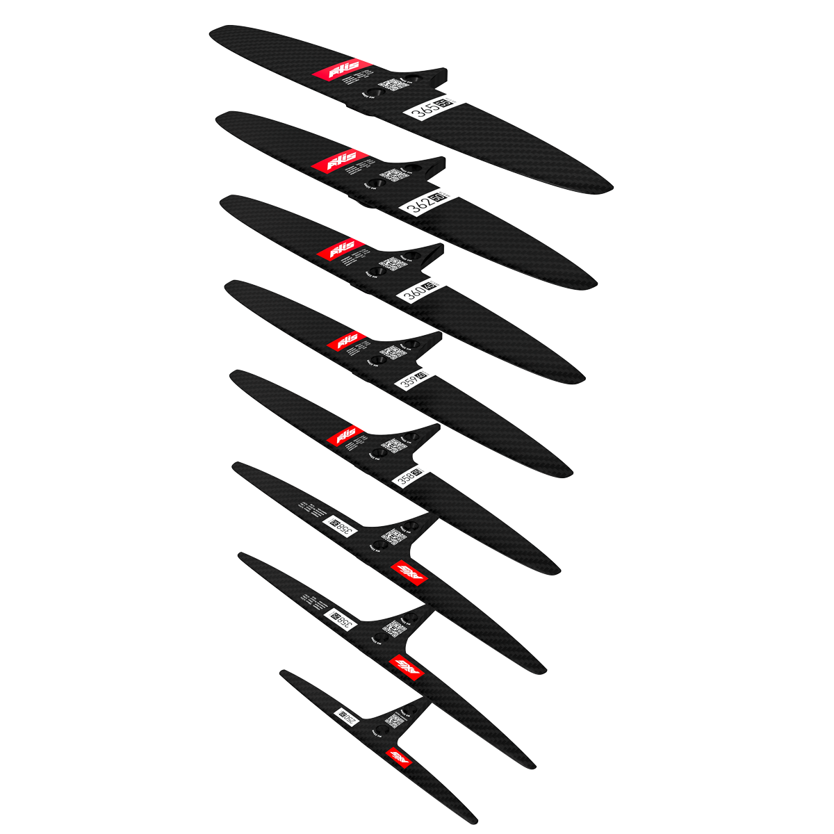 AXIS Foils SKINNY - 250/20 Carbon Rear Hydrofoil wing