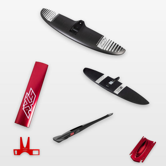 AXIS Kite Foil Package BSC 740, PROGRESSIVE 325: every part in the package