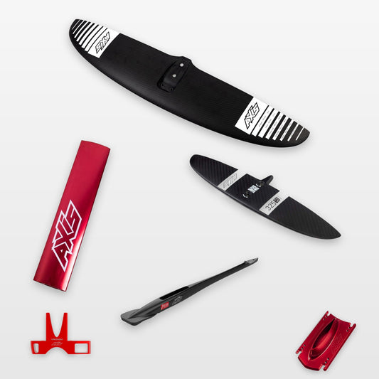 AXIS Kite Foil Package BSC 810, PROGRESSIVE 325: every part in the package