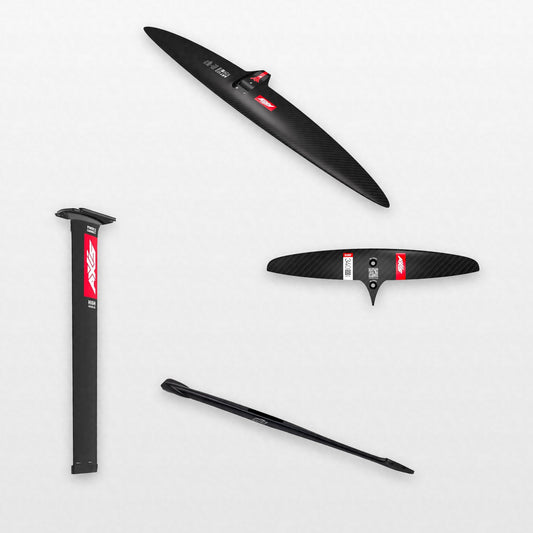 AXIS Wind Foil Package ART V2 939, SURF SKINNY 340/50 / Power Carbon High Modulus 90cm: every part in the package