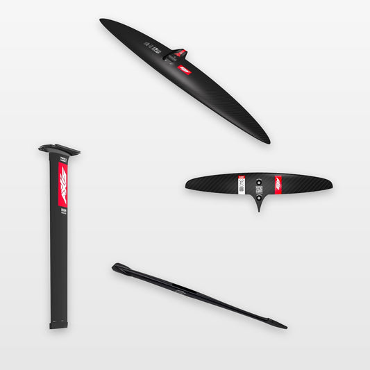 AXIS Wind Foil Package ART V2 999, SURF SKINNY 340/50 / Power Carbon High Modulus 90cm: every part in the package