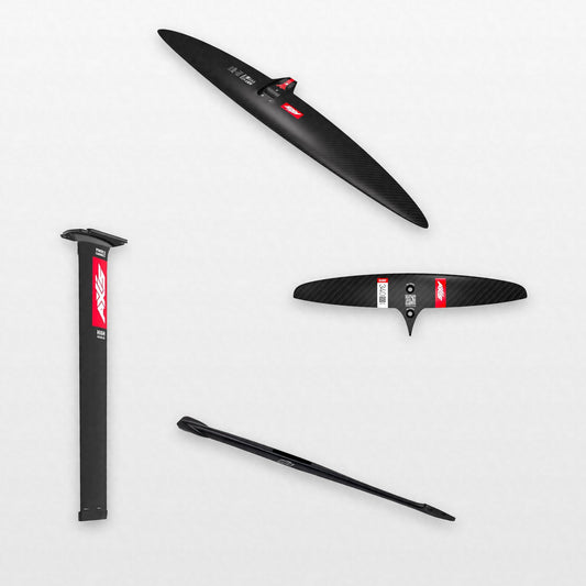 AXIS Wind Foil Package ART V2 999, SURF SKINNY 340/50 / Power Carbon High Modulus 90cm: every part in the package