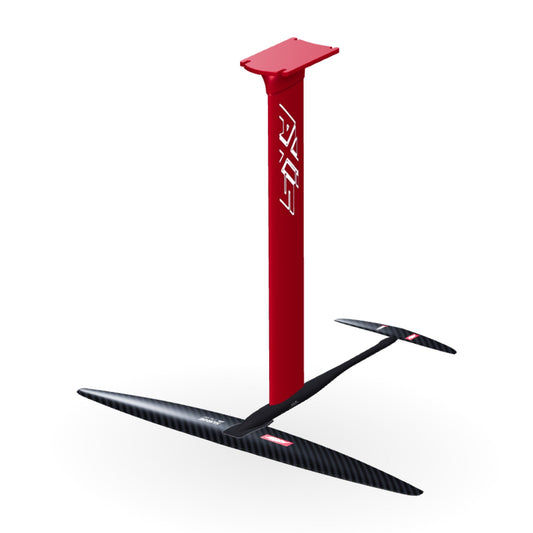 AXIS Kite Foil Package 890, SURF SKINNY 320/48 / 19mm aluminium / 75cm: 3D render of the assembled foil