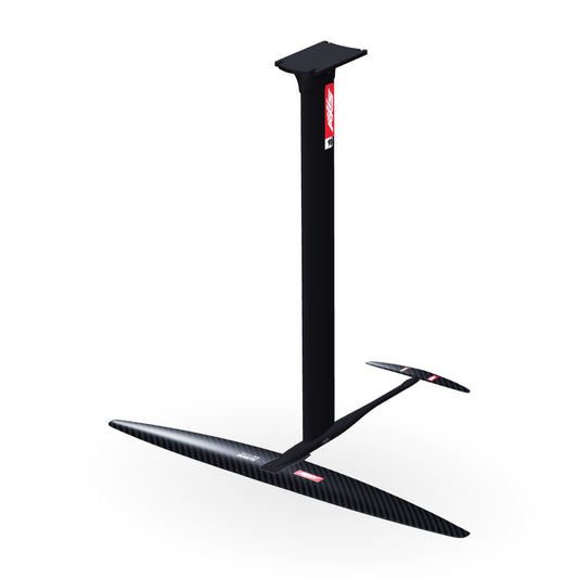 AXIS Complete Foil Package Surge 1010, SURF SKINNY 300/45 / 19mm aluminium 90cm: 3D render of the assembled foil