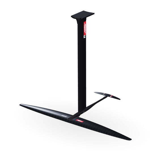 AXIS Complete Foil Package Surge 1240, SURF SKINNY 300/45 / 19mm aluminium 90cm: 3D render of the assembled foil