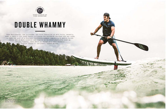 AXIS Foils The Foiling Magazine Story Feature - Double Whamy