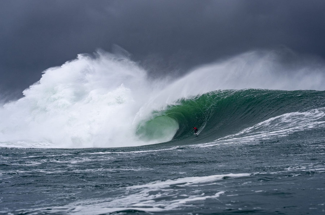 Irish Exit: a foil at Mullaghmore on Big Thursday
