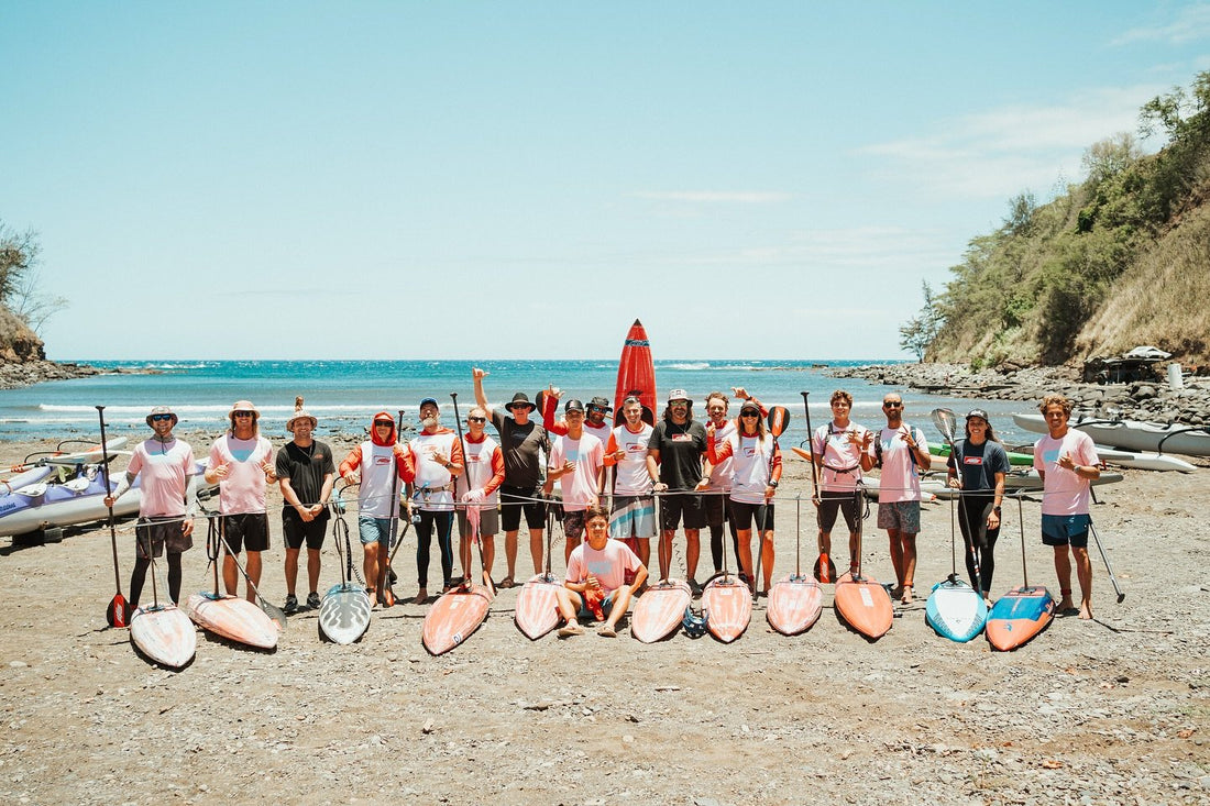 Kai Thompson third in SUP foil at the Paddle Imua 2025
