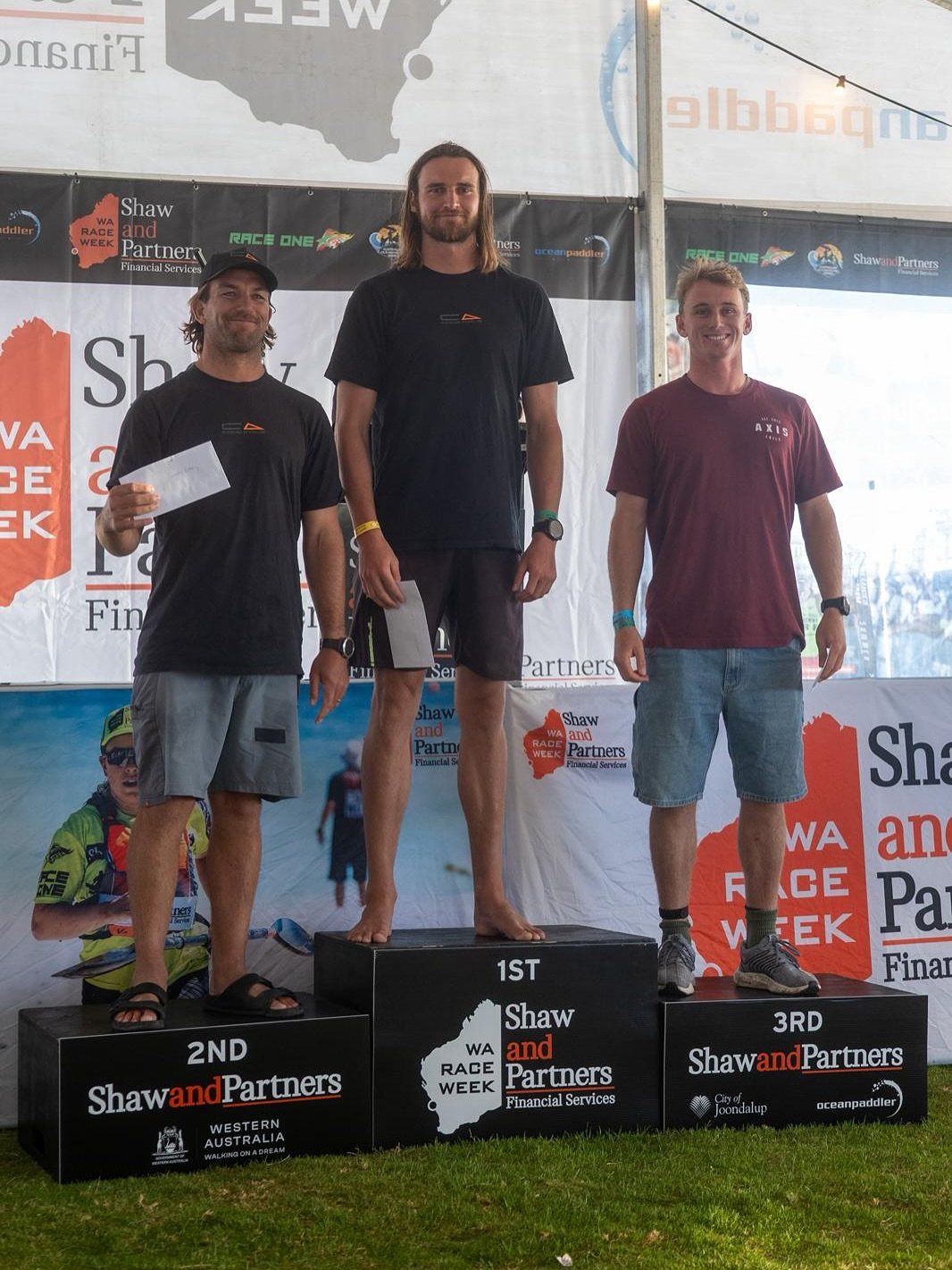 Kai Thompson third in the West Coast Downwinder, WA Race Week 2025
