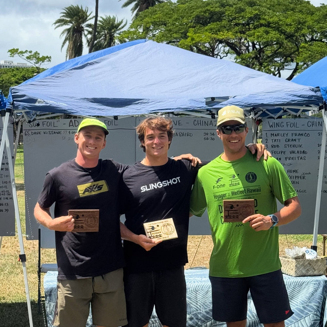 Kai Thompson second at the Voyager-Wetfeet downwind challenge 2026