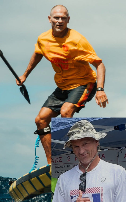 Brian Tallarico wins the Oahu Foil race series over-40s
