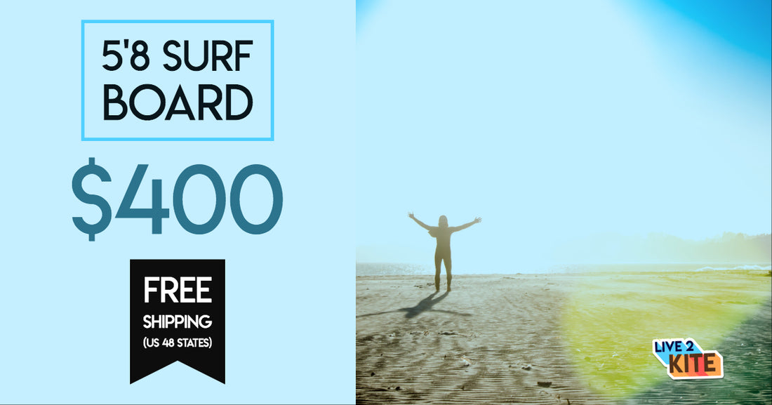 5'8 Kitesurf Board Sale