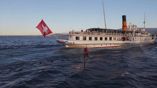 The AXIS SURGE 1240 on Lake Geneva: three sessions with a team rider