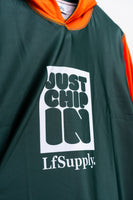 LfSupply Chip In Hooded Foil Jersey