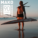 AXIS - Frank 90L Mako Downwind Carbon foilboard 7'11" x 16.25"