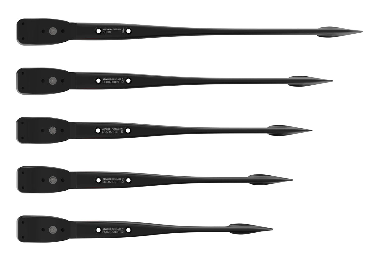 AXIS Foils Black Fuselage - Psychoshort Length - Advance+ - 520mm with Zinc insert
