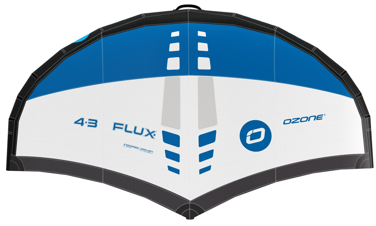 Ozone Flux V3 wing, Marine Blue/White/Carbon Grey