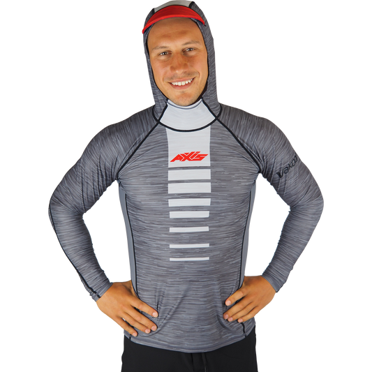 AXIS Hooded UV Rashie - Smoke (grey)