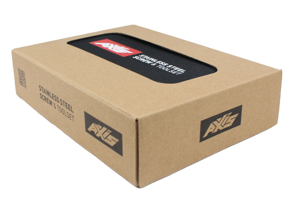 AXIS Foils Stainless Steel Screw and Toolset Box