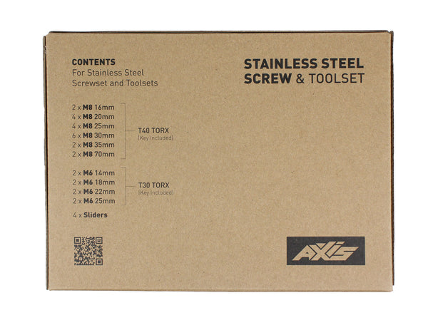 AXIS Foils Stainless Steel Screw and Toolset Box
