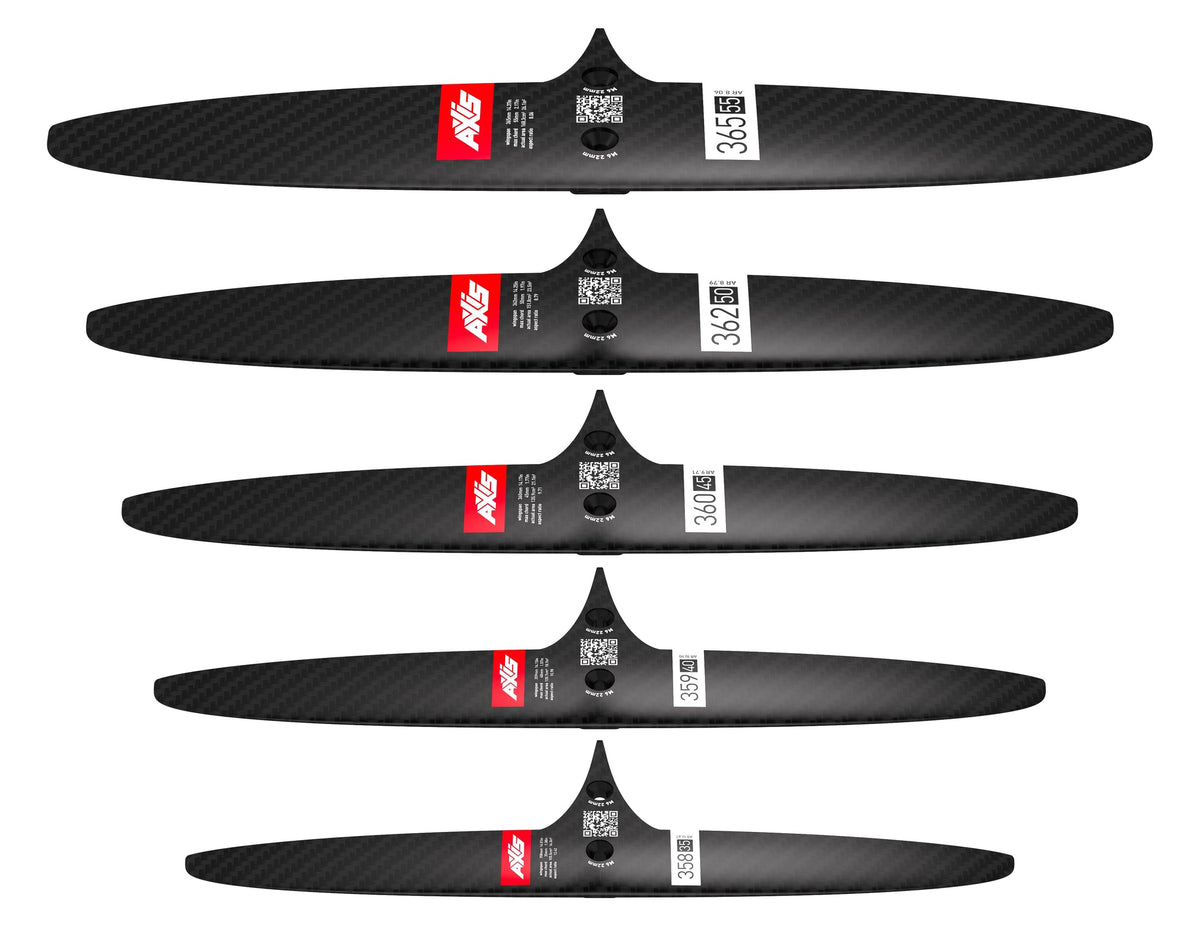 AXIS Foils SKINNY - 358/35 Carbon Rear Hydrofoil wing