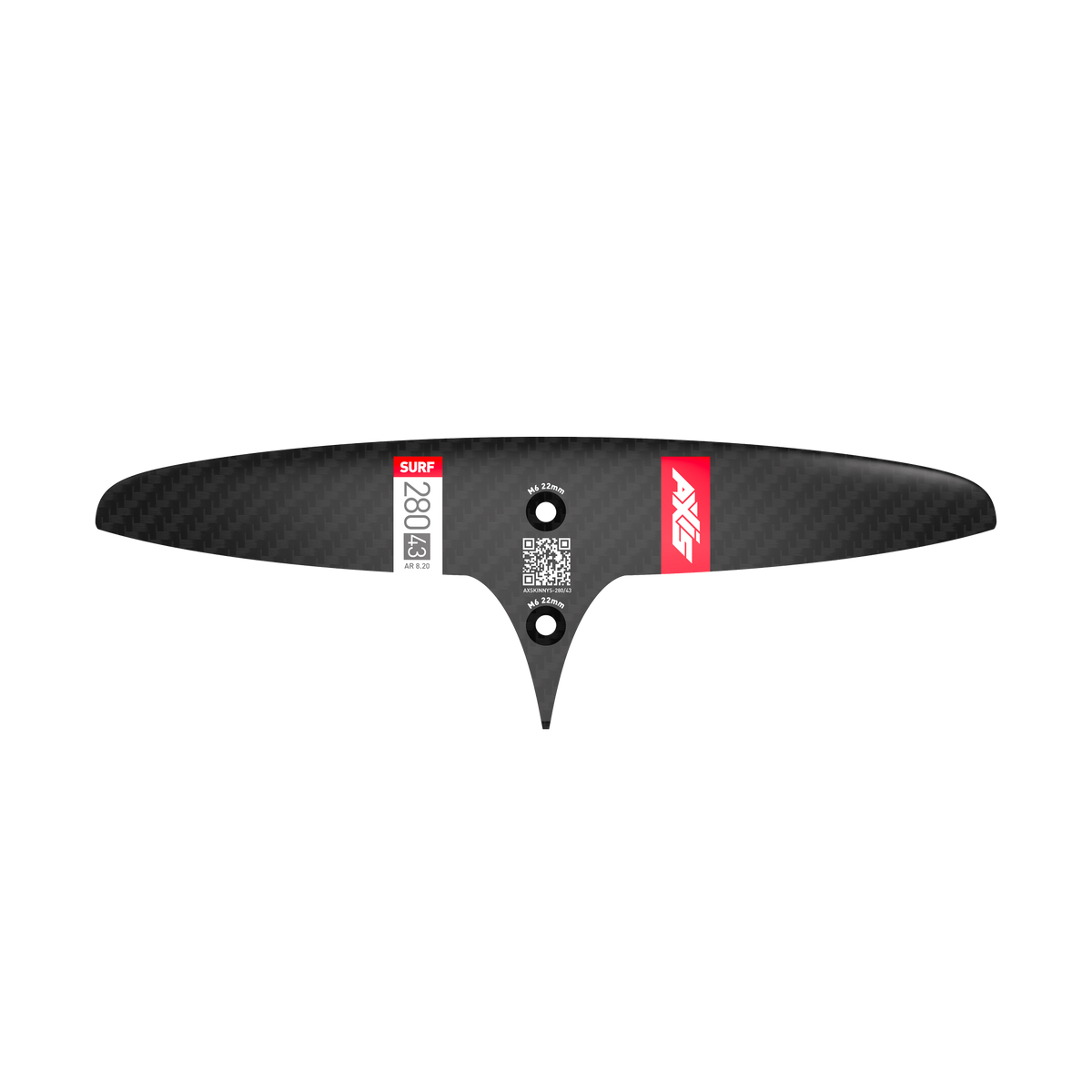 AXIS Foils SURF SKINNY- 280/43 Carbon Rear Hydrofoil wing