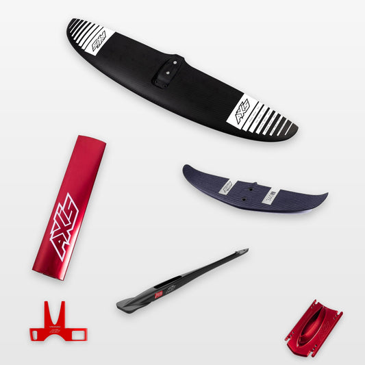 AXIS Kite Foil Package BSC 810, FREERIDE SMALL 340: every part in the package