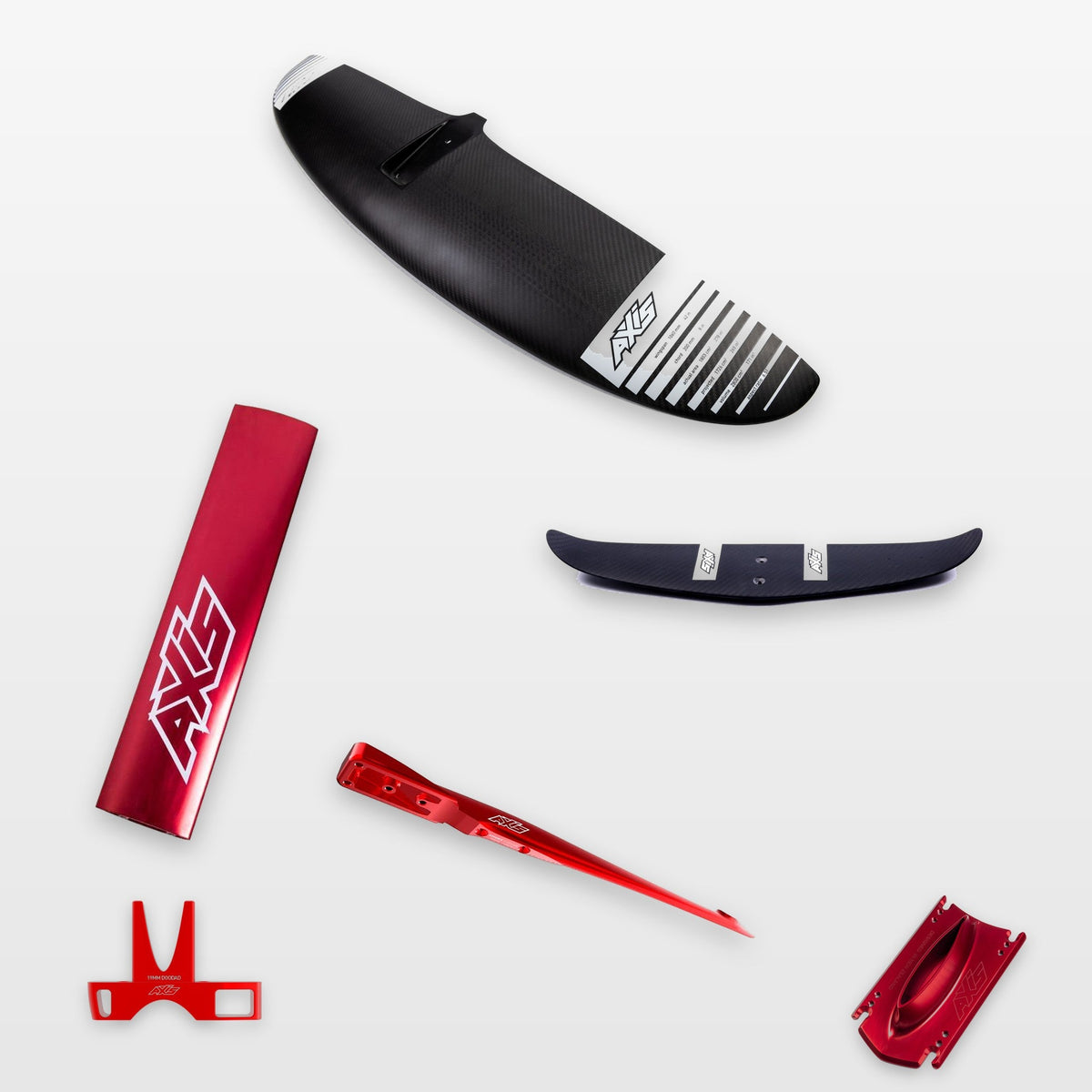 AXIS Learn to Foil Package BSC 1060, FREERIDE 440: every part in the package