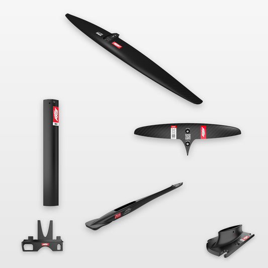 AXIS Complete Foil Package Surge 1150, SURF SKINNY 300/45 / 19mm aluminium 82cm: every part in the package