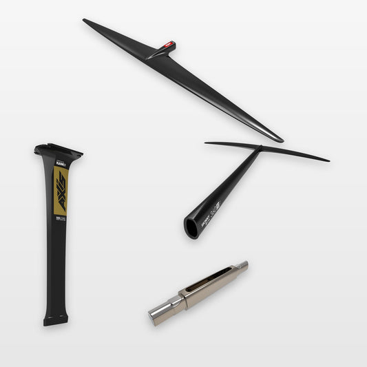 AXIS Downwind Foil Package Tempo 1020, SKINNY LINK 360/30 / KAIWI UHM 780: every part in the package