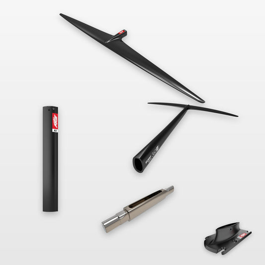 AXIS Downwind Foil Package Tempo 1020, SKINNY LINK 360/30 / 19mm aluminium 82cm: every part in the package