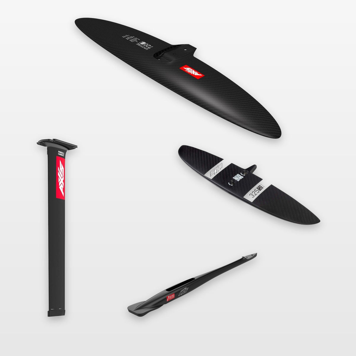 AXIS Kite Foil Package Spitfire 720, PROGRESSIVE 325, with the Power Carbon mast upgrade