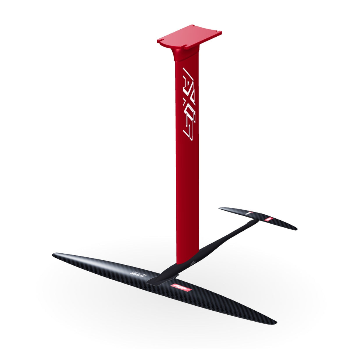 AXIS Kite Foil Package 890, SURF SKINNY 320/48 / 19mm aluminium / 75cm: 3D render of the assembled foil