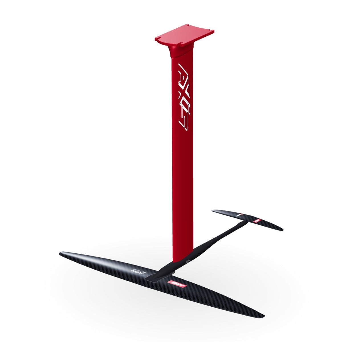 AXIS Kite Foil Package 890, SURF SKINNY 320/48 / 19mm aluminium / 82cm: 3D render of the assembled foil