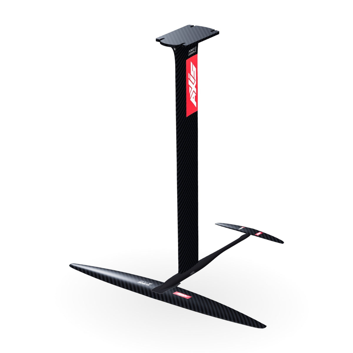 AXIS Kite Foil Package 890, SURF SKINNY 320/48 / Upgrade to Power Carbon / 90cm: 3D render of the assembled foil