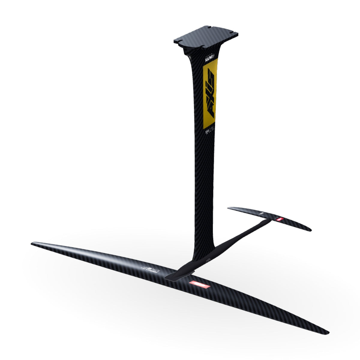 AXIS Downwind Foil Package Fireball 1250, SKINNY 360/45 / KAIWI UHM 780: 3D render of the assembled foil