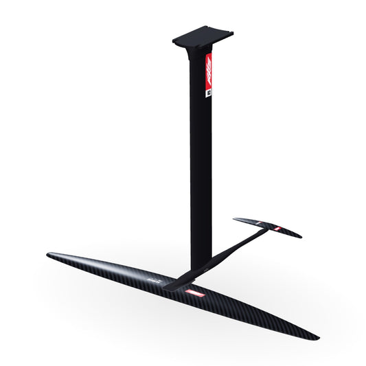 AXIS Complete Foil Package Surge 1150, SURF SKINNY 300/45 / 19mm aluminium 82cm: 3D render of the assembled foil