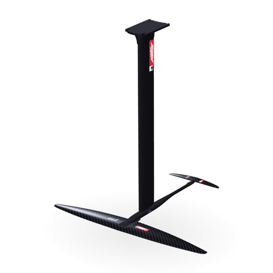 AXIS Complete Foil Package Surge 890, SURF SKINNY 300/45 / 19mm aluminium 90cm: 3D render of the assembled foil