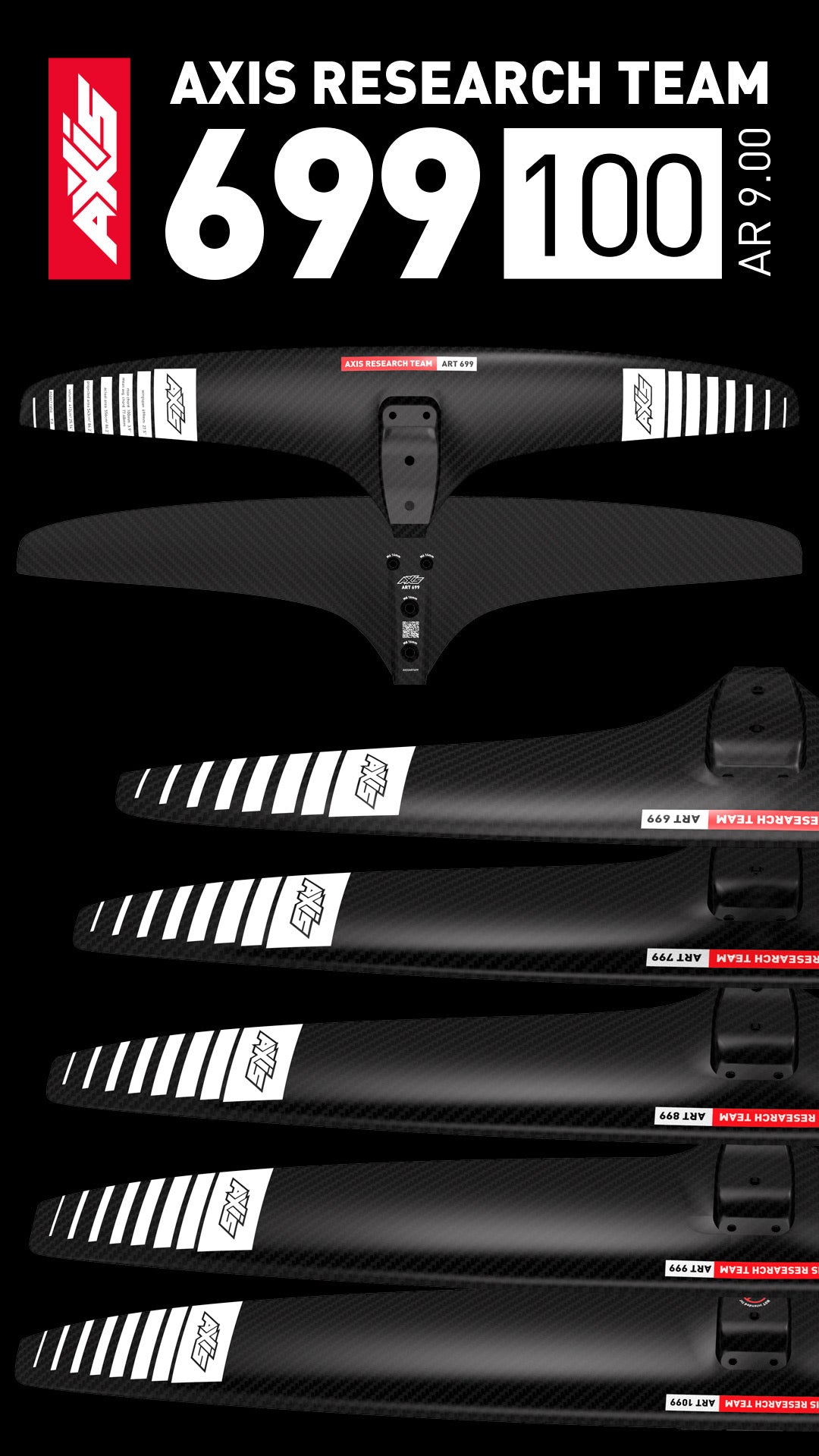 AXIS Foils ART 699 Carbon Hydrofoil Wing