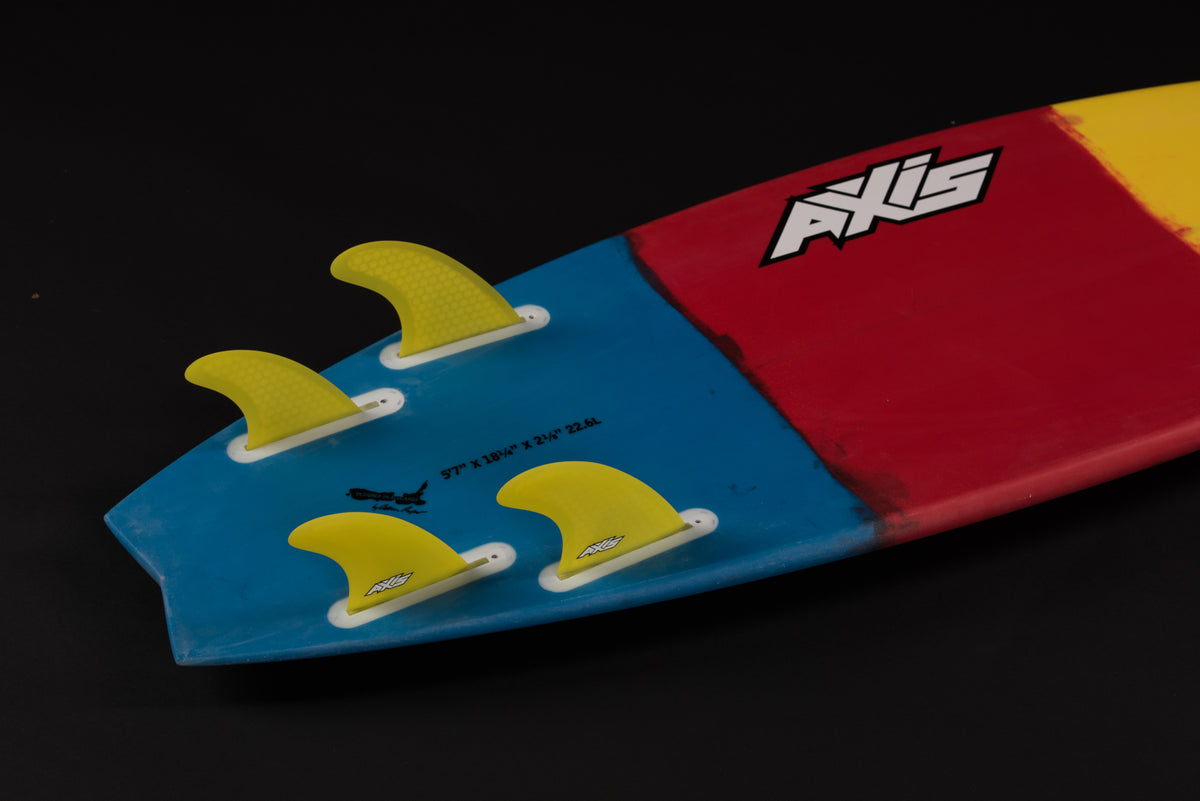 AXIS 2019 Quad Fins Set, Fins, - Live2Kite