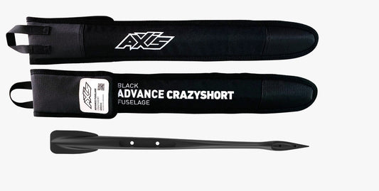 AXIS Foils Black Fuselage - Crazyshort Length - Advance+ - 600mm with Zinc insert