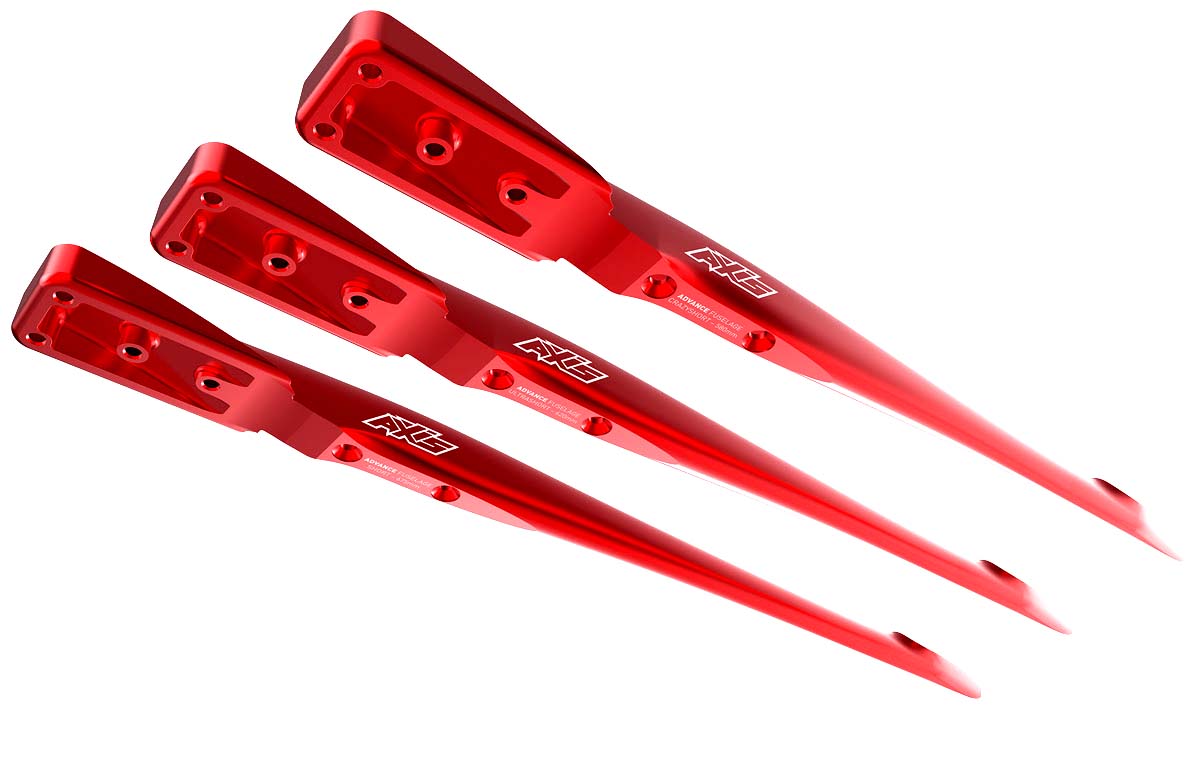 AXIS Foils Red Fuselage - Crazyshort Length - Advance - 580mm