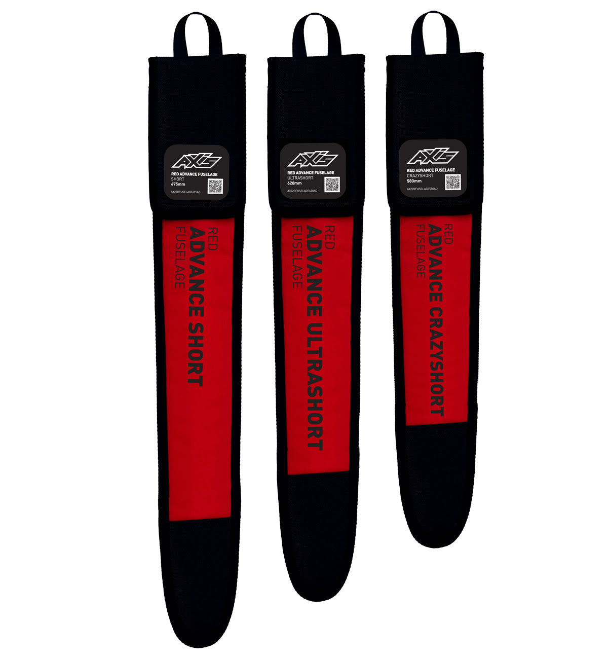 AXIS Foils Red Fuselage - Crazyshort Length - Advance - 580mm